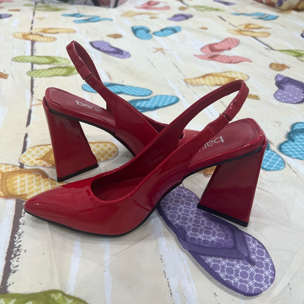 Bar III Red Heels never worn!!